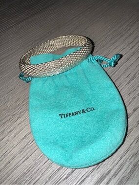 Authentic Tiffany & Co. Somerset Mesh Bangle